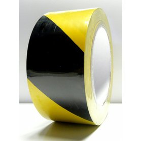 Páska baliaca 50x33, žltočierna, PVC